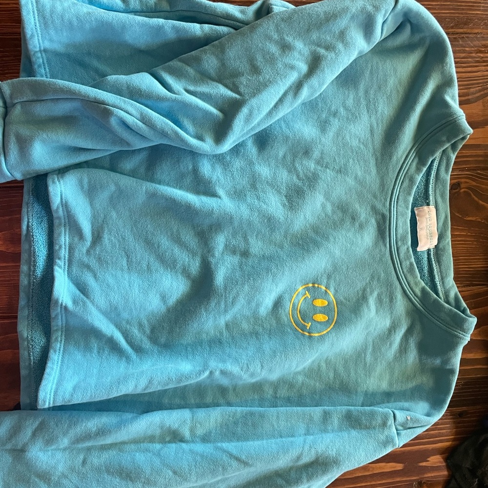 Burn Boot Camp cropped smiley pullover